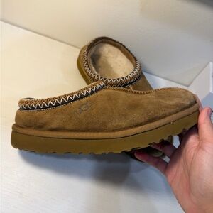 UGG womens Tan Suede Slip-On Shoes